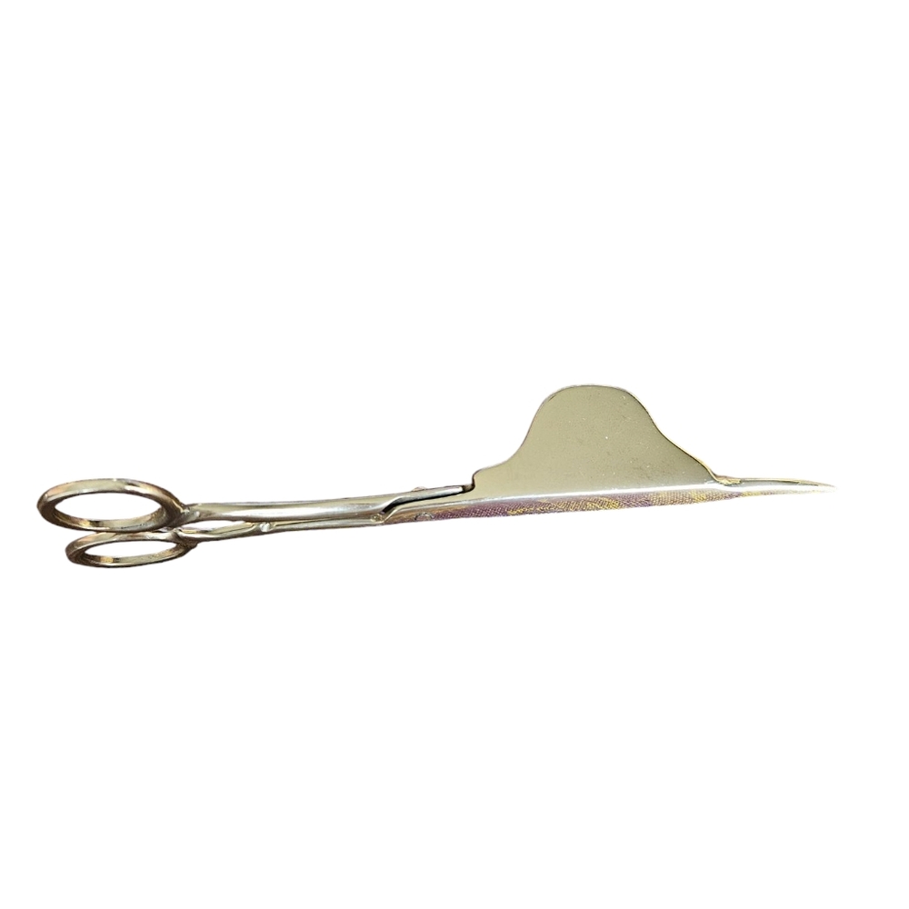 VINTAGE Brass Candle Scissor Snuffer Virginia Metalcrafters
